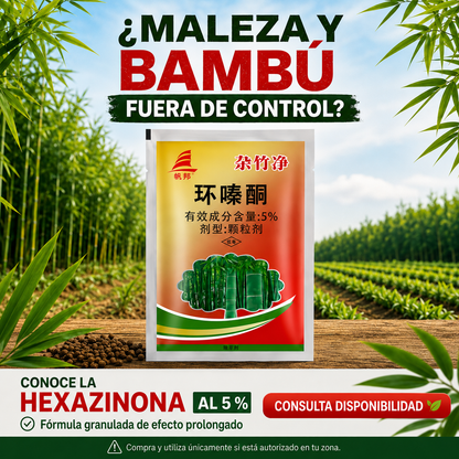 Controla la Maleza Difícil desde la Raíz con Hexazinona 5 %