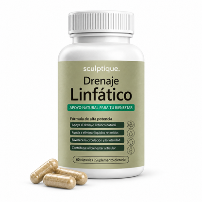 Para Menos Hinchazón y Más Ligereza - Sculptique Drenaje Linfático - 60 Capsulas